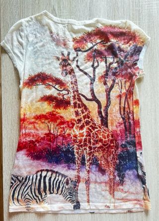 Camiseta talla xs sirve como S