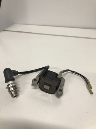 bobina y bujia mini moto motor 2 T 
