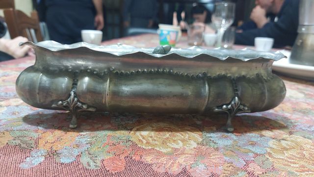 Porta incenso antico di Peltro