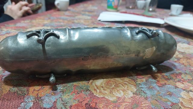 Porta incenso antico di Peltro