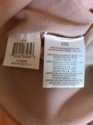 Vestido bustier BCBGMAXAZRIA XS-S
