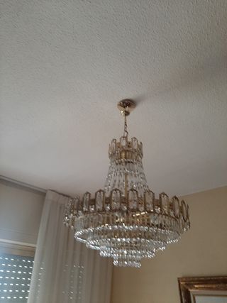 Lampara araña cristal