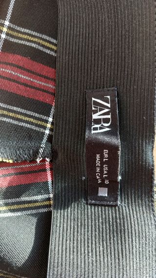Pantalones Zara cuadros