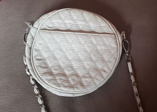 Bolso gris de hombro