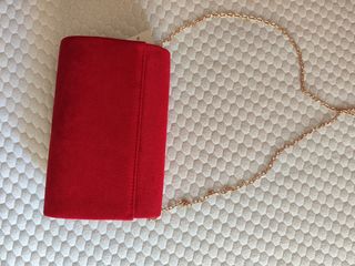 Bolso rojo terciopelo