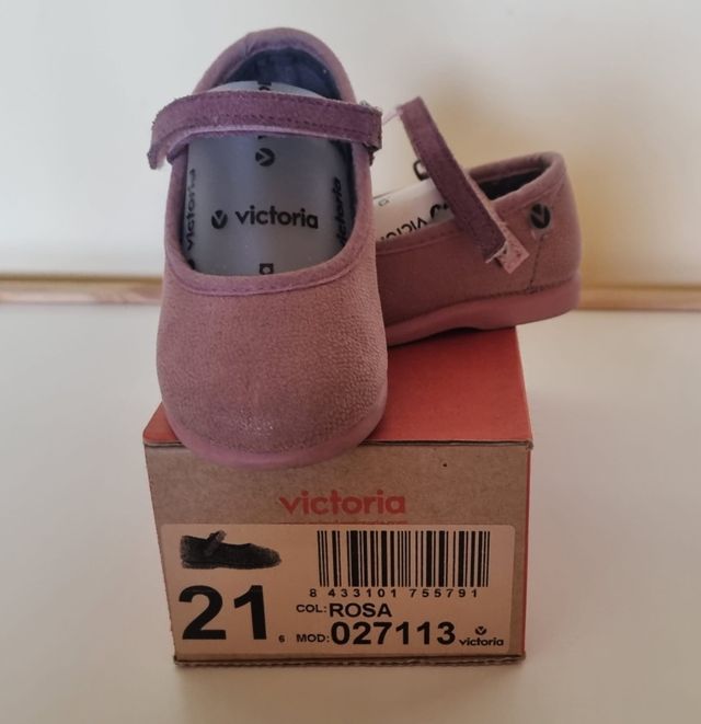 manoletinas merceditas VICTORIA rosa numero 21