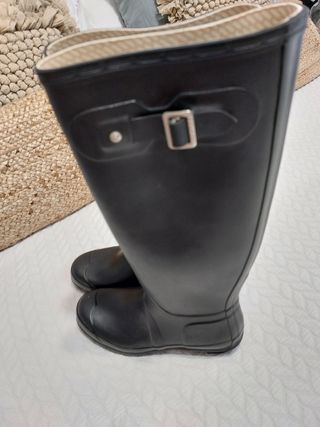 Hunter altas negras talla 39