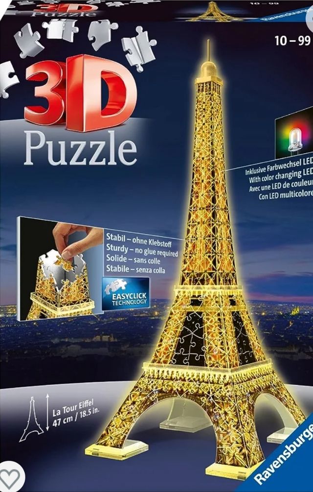 Torre Eiffel 3D puzzle