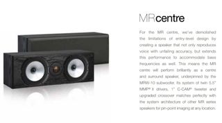 ALTAVOZ CENTRAL MARCA MONITOR AUDIO SERIE MR