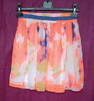 Prenda Mujer Top/Falda Flúor 
