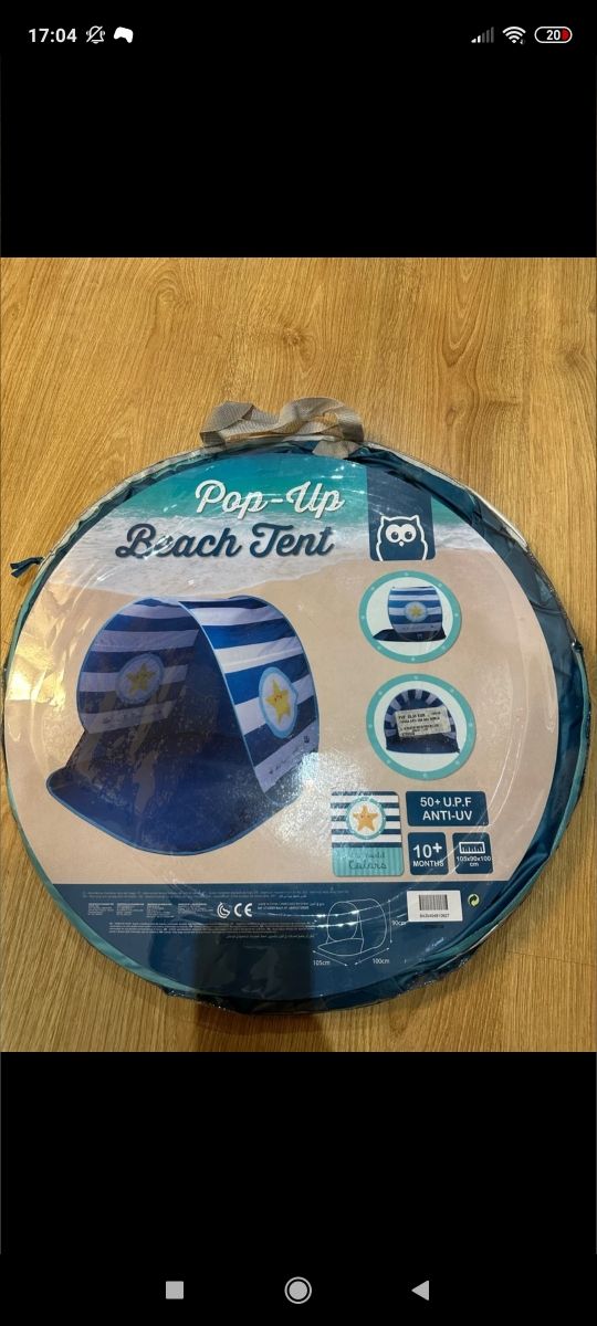 Tienda campaña playa pop Up beach tent