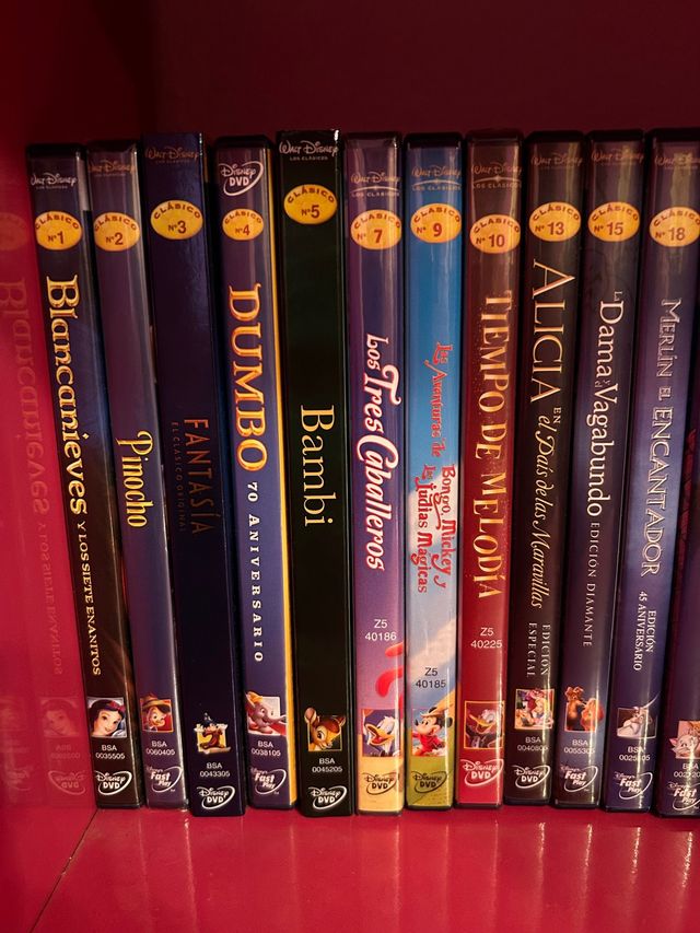 DVD Disney clásicos