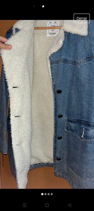 Chaqueta tejana con borrego