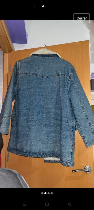 Chaqueta tejana con borrego