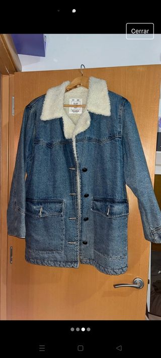 Chaqueta tejana con borrego