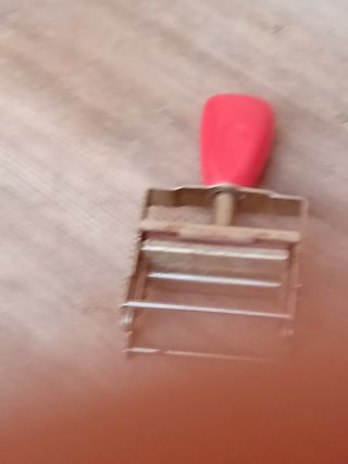 Sello metal automático de goma antiguo