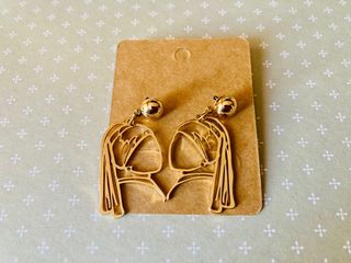 Pendientes silueta “La joven de la perla”