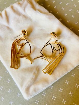 Pendientes silueta “La joven de la perla”