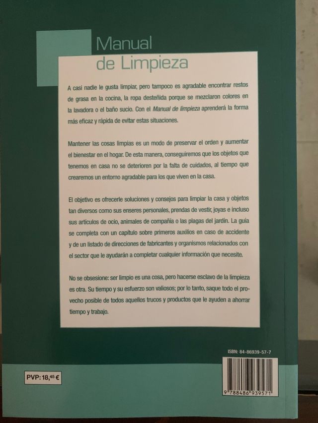 Manuel de limpieza OCU