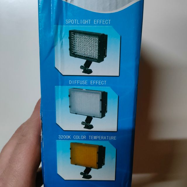 LED portátil para grabar video