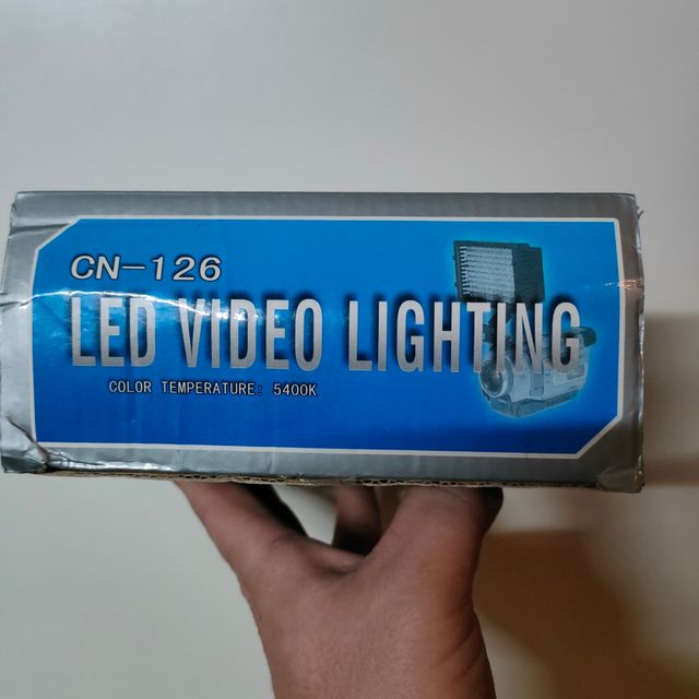 LED portátil para grabar video