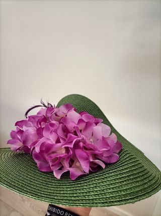 Sombrero tocado fiesta mujer