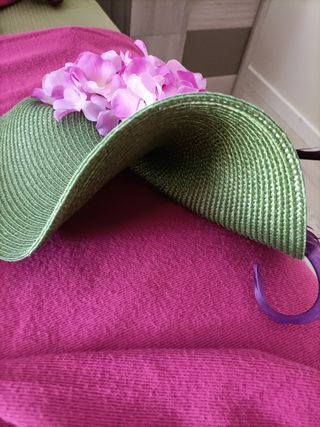 Sombrero tocado fiesta mujer