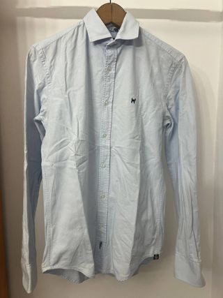 Camisa azul clarito básica lisa de Williot