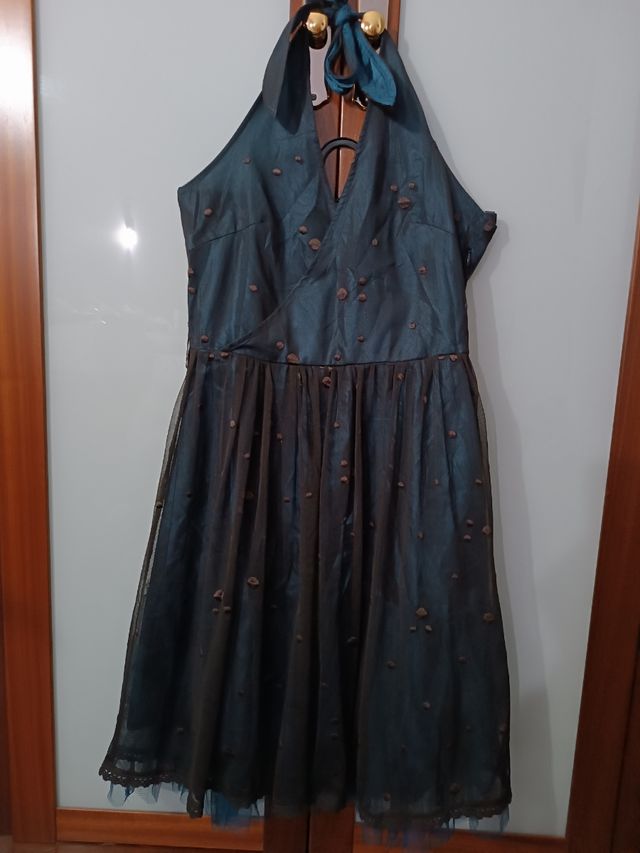 Vestido Fiesta  Mujer Tul