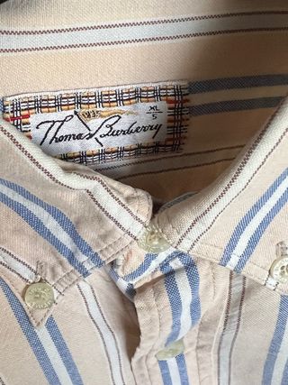 camisa rayas Thomas Burberry tallas grandes