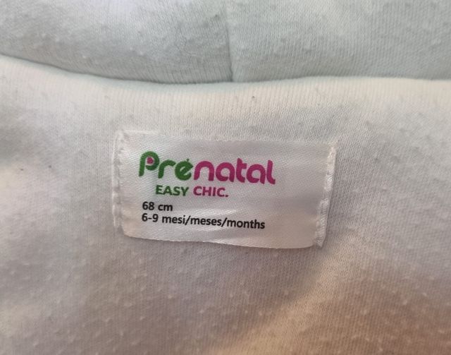 Abrigo de invierno PRENATAL rosa talla 6-9 meses