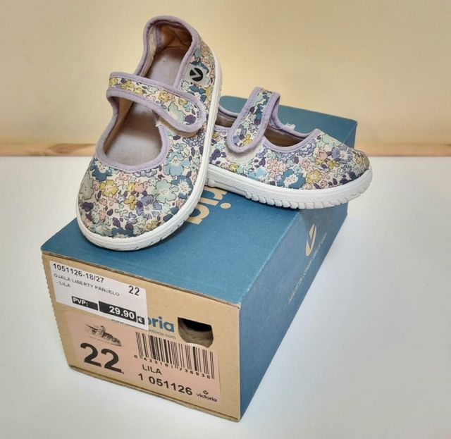 Sandalia lona VICTORIA talla 22