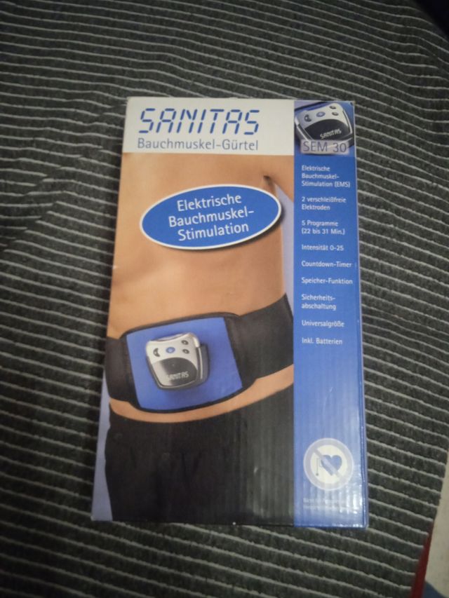 Aparato electroestimulador con cinturón 