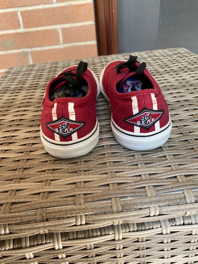 Bear sneakers donna rosso nuove 36