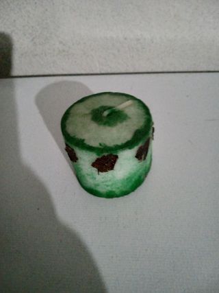 Candeline natalizie decorate a mano