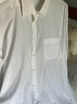 camisa blanca Dustin tallas grandes