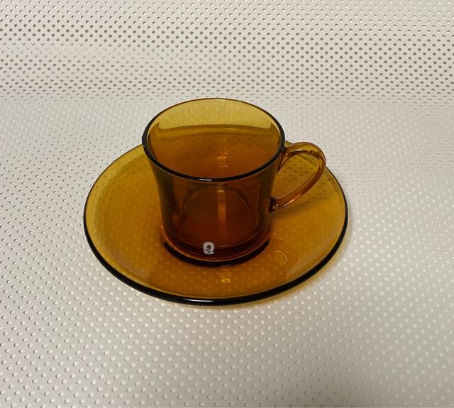 Juego café 6 servicios. Ambar. Vintage.