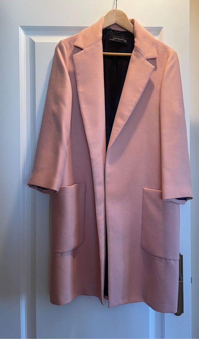 Abrigo de paño  liguero de primavera.