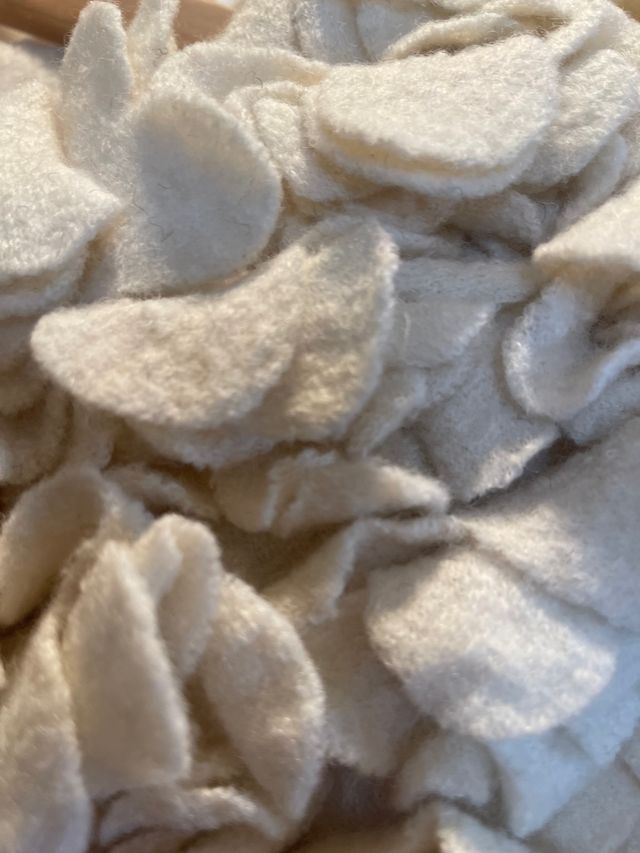 Abrigo  de lana. Usado una vez