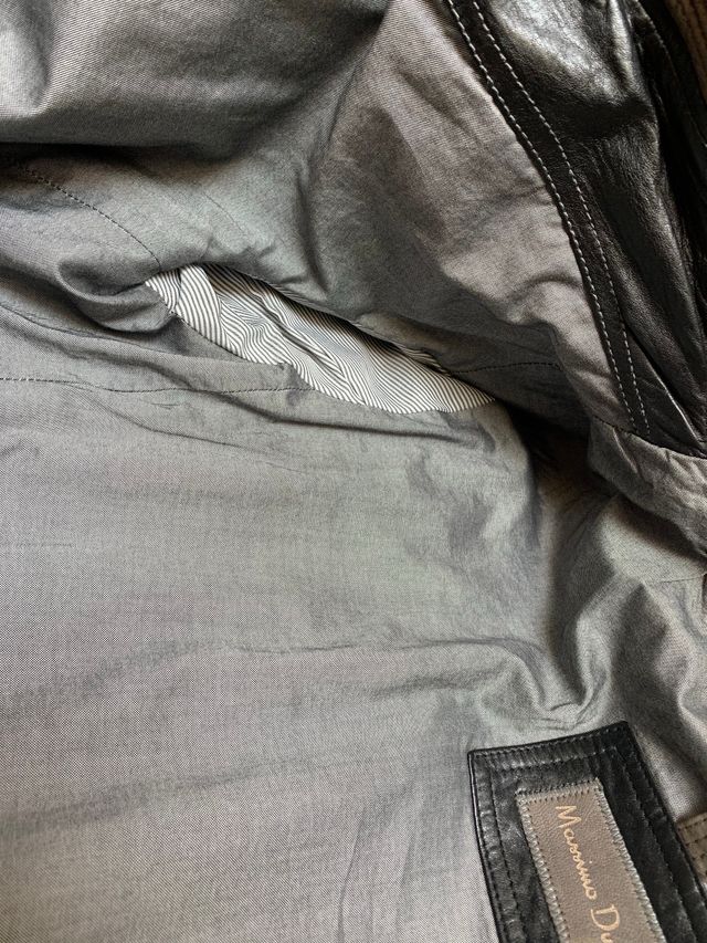 Chaqueta de piel Massimo Duti