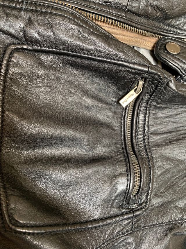 Chaqueta de piel Massimo Duti