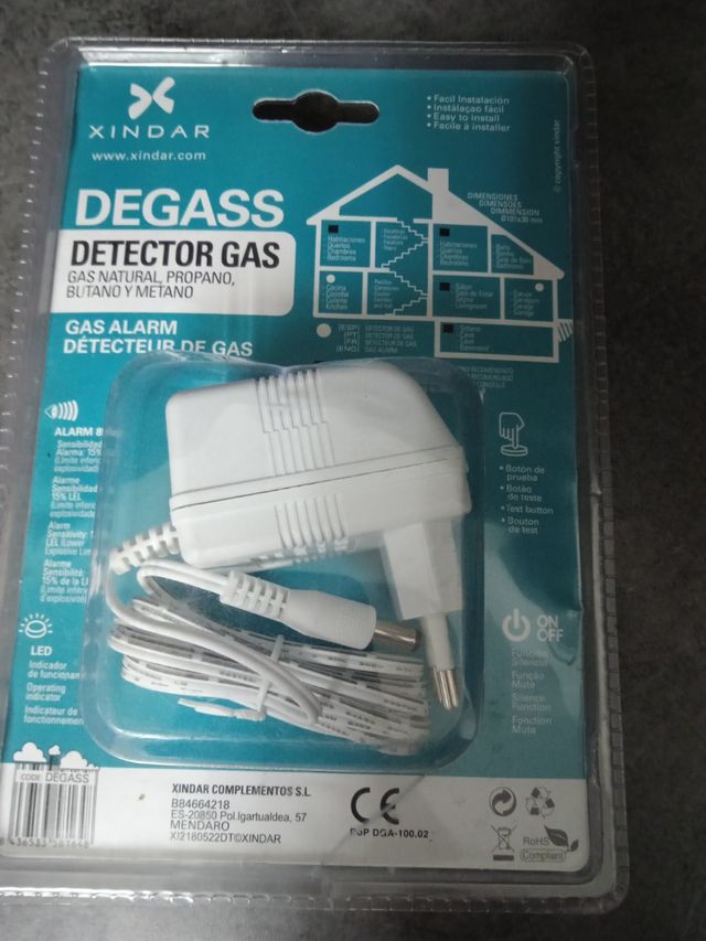 Sensor detector gas propano, butano