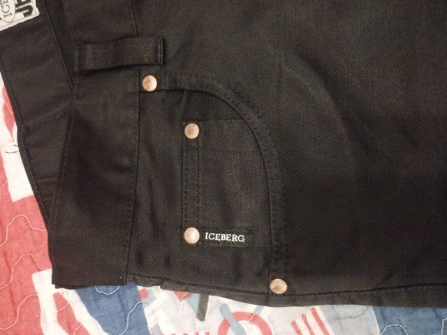 Iceberg pantaloni uomo Nero tg 46