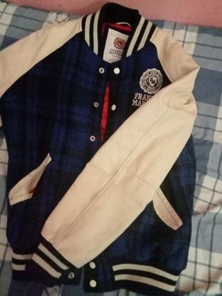 Chaqueta Franklin marshall con mangas de cuero