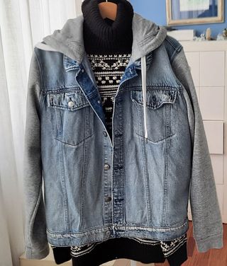 Cazadora vaquera y algodon Talla XL