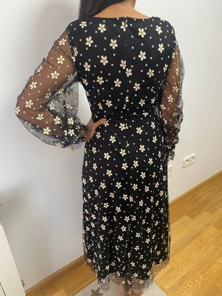 Vestido largo floreado