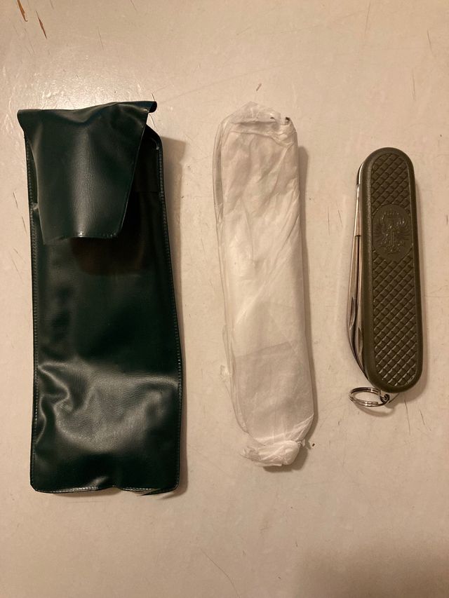 CUBIERTO DE CAMPAÑA CON NAVAJA.