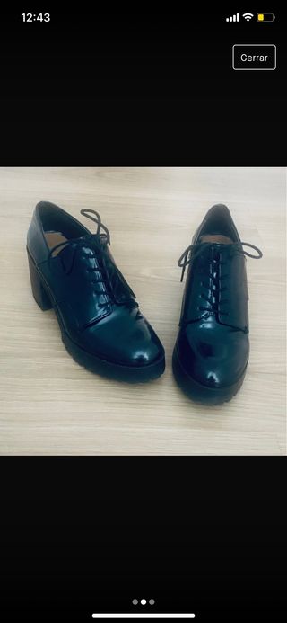 Zapatos de charol Oxford 