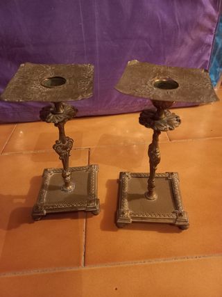 Candelabros antiguos 