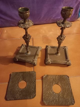 Candelabros antiguos 